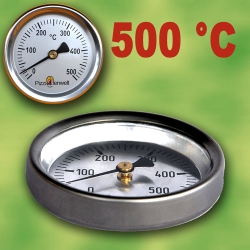 Backofenthermometer 500°C für Türeinbau