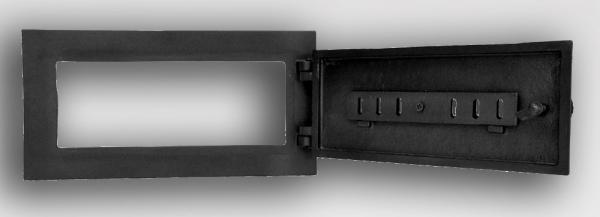 Revisionstür / Aschetür aus Gusseisen GRT7 - 398x203